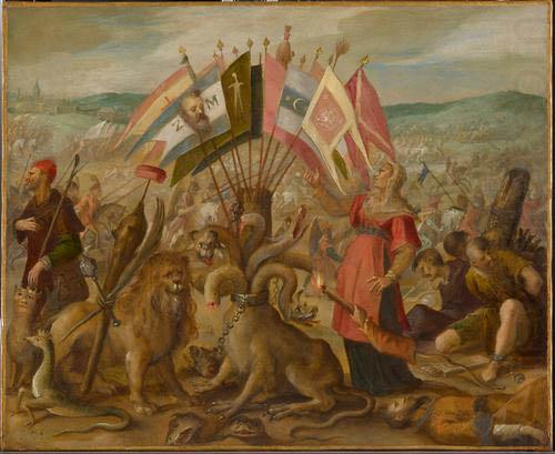 Hans von Aachen Schlacht bei Kronstadt china oil painting image